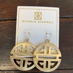 Michelle McDowell Norway gold earrings